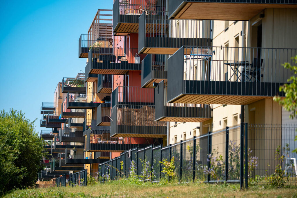 Balcons suspendus à Chantepie